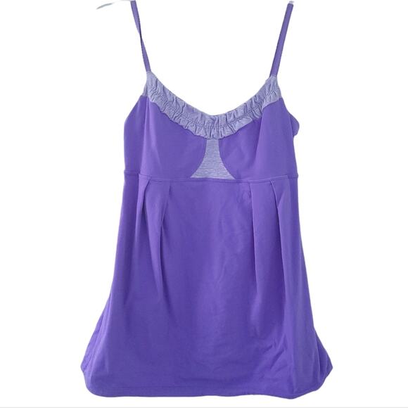 Lululemon Tank Top Size 6 Purple Workout Athletic, Adjustable Straps - Picture 1 of 5